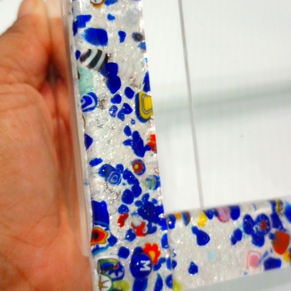 Murano Glass Italia Multicolor Picture Frame - Picture 8 of 10